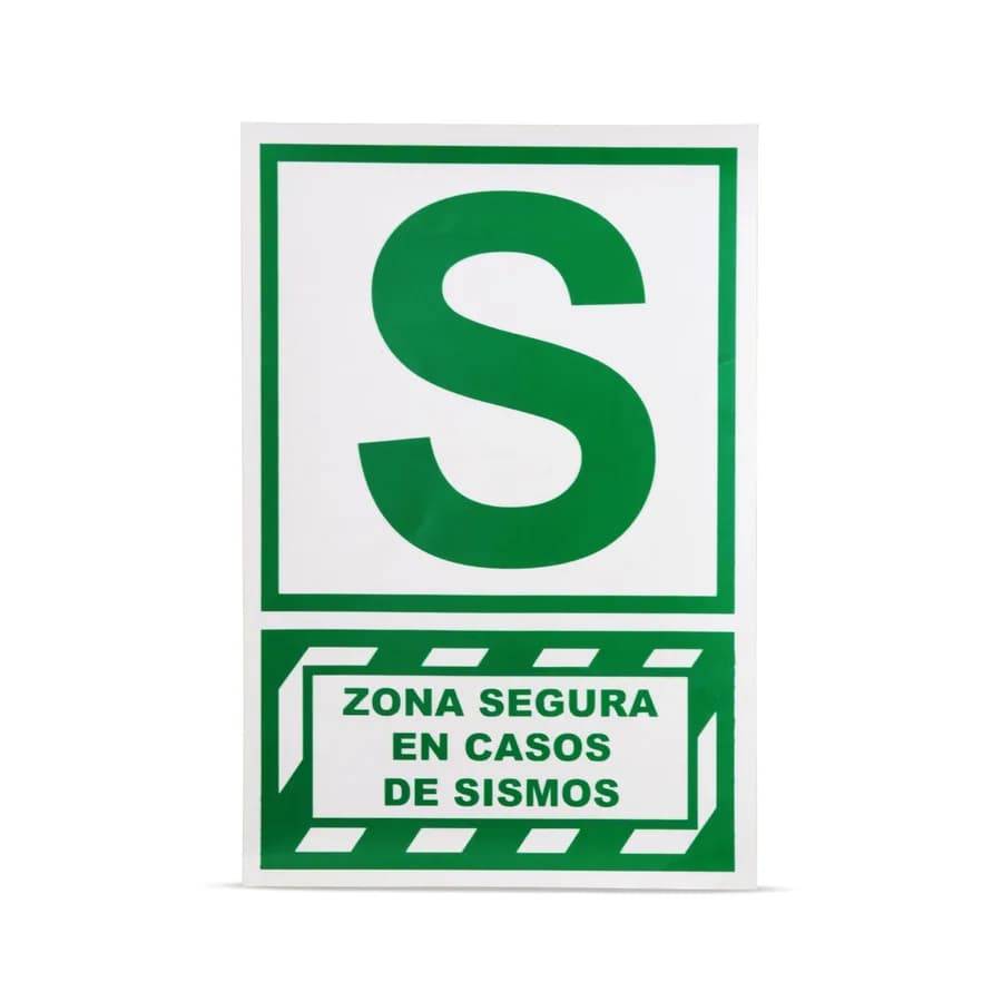 SEÑALES 30 X40 GRANDE SEGURIDAD