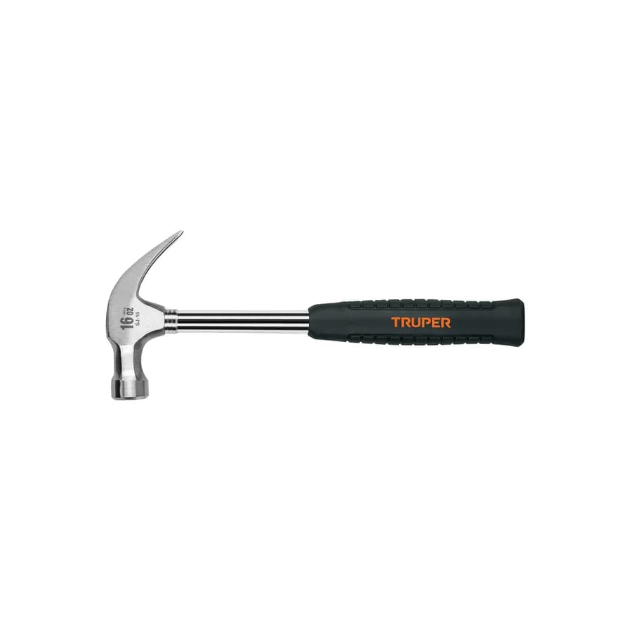 SJ-16 MARTILLO UÑA CURVA 16OZ TUBULAR PULIDO MANGO DE TRUPER