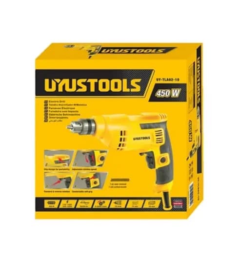 TALADRO ATORNILLADOR 10MM 450W UYUSTOOLS