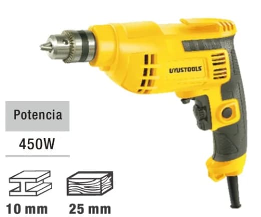 TALADRO ATORNILLADOR 10MM X 450W UYUSTOOLS