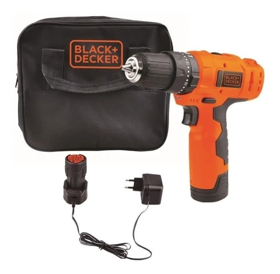 TALADRO PERCUTOR 12V 3/8 HP12 BLACK + DECKER