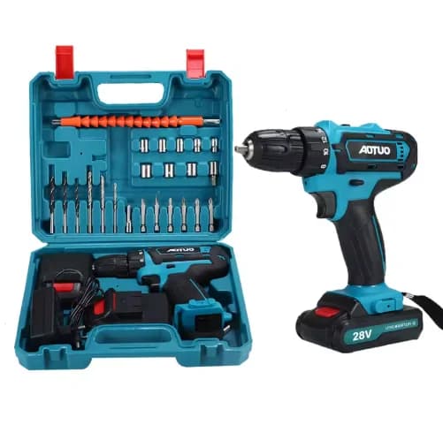 TALADRO PERCUTOR + SET ACC 60 PIEZAS MAKITA