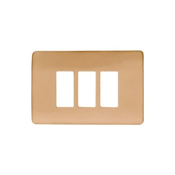 TAPA INTERCAMBIABLE TRIPLE DORADOLUXURY HOME LIGHT ARDILES